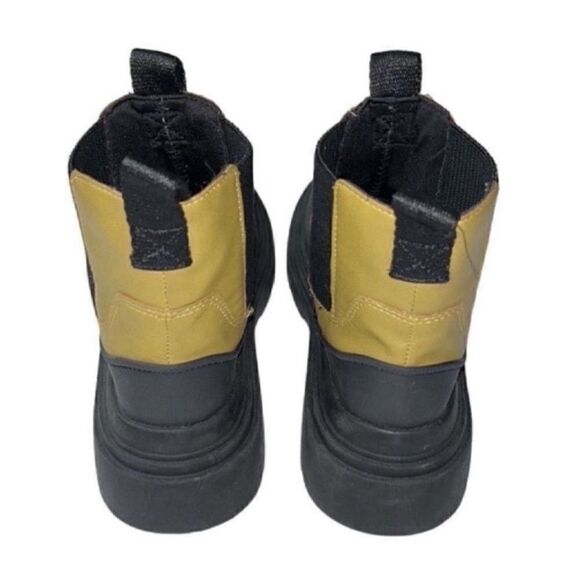 Zara Girls Kids Green & Black Ankle Boots Size 35,2.5) - Picture 6 of 6